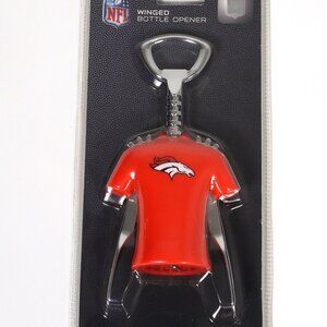 NFL Denver Broncos Winged Bottle Opener BNIB Jersey Shaped